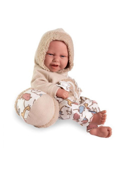 Lalka Carlo z piłką Antonio Juan 50420 - Chłopiec, 42 cm, Brzuszek: Winylowy, Kolor oczu: Niebieski