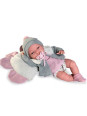 Lalka Toneta Baby z poduszką Antonio Juan 60150 - Dziewczynka, 33 cm, Brzuszek: Winylowy, Kolor oczu: Brązowy Lalka Toneta Baby z poduszką Antonio Juan 60150 - Dziewczynka, 33 cm, Brzuszek: Winylowy, Kolor oczu: Brązowy