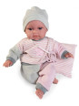 Lalka Toneta Baby gaworząca z poduszką Antonio Juan 70331 - Dziewczynka, 34 cm, Brzuszek: Miękki, Kolor oczu: Niebieski Lalka Toneta Baby gaworząca z poduszką Antonio Juan 70331 - Dziewczynka, 34 cm, Brzuszek: Miękki, Kolor oczu: Niebieski