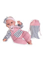 Lalka Toneta Baby gaworząca Antonio Juan 70332 - Dziewczynka, 34 cm, Brzuszek: Miękki, Kolor oczu: Niebieski Lalka Toneta Baby gaworząca Antonio Juan 70332 - Dziewczynka, 34 cm, Brzuszek: Miękki, Kolor oczu: Niebieski