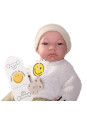 Lalka Baby Tonet Smile Antonio Juan 60149 - Chłopiec, 33 cm, Brzuszek: Winylowy, Kolor oczu: Niebieski Lalka Baby Tonet Smile Antonio Juan 60149 - Chłopiec, 33 cm, Brzuszek: Winylowy, Kolor oczu: Niebieski