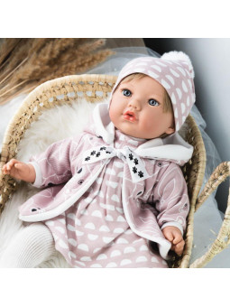 Lalka Alina Marina & Pau 0862 - Dziewczynka, 45 cm, Brzuszek: Miękki, Kolor oczu: Niebieski, Kolor włosów: Blond