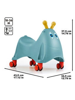 FEBER Jeździk Odpychacz Casual Chodzik Obrotowe kółka 360° 1+