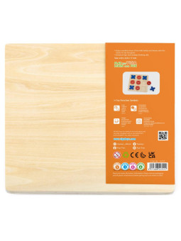 Viga Drewniana Gra Klasyczna Kółko i Krzyżyk