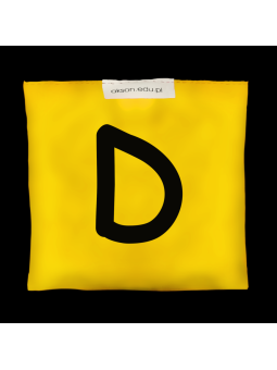 Woreczek gimnastyczny z literką D - szkolny Akson