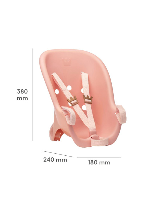 Fotelik rowerowy dla lalki zabawka dla dzieci nauka bezpieczeństwa Skrallan Fotelik rowerowy dla lalki zabawka dla dzieci nauka bezpieczeństwa Skrallan