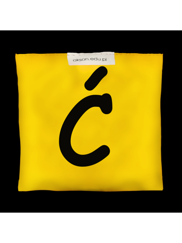 Woreczek gimnastyczny z literką Ć - szkolny Akson Woreczek gimnastyczny z literką Ć - szkolny Akson