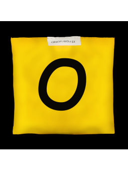 Woreczek gimnastyczny z literką O - szkolny Akson