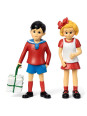 Figurki Tommy i Annika zestaw dla dzieci, Pippi Langstrumpf, zabawa lalkami