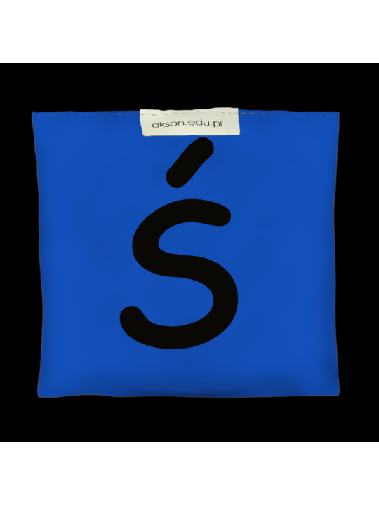 Woreczek gimnastyczny z literką Ś - szkolny Akson Woreczek gimnastyczny z literką Ś - szkolny Akson