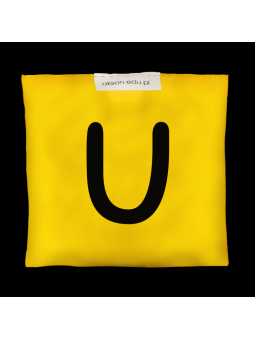 Woreczek gimnastyczny z literką U - szkolny Akson