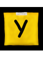 Woreczek gimnastyczny z literką Y - szkolny Akson Woreczek gimnastyczny z literką Y - szkolny Akson