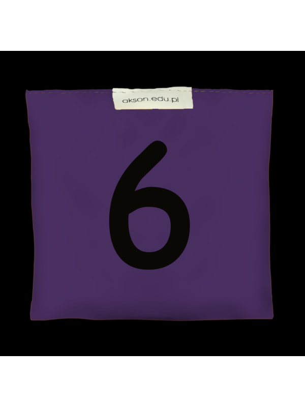 Woreczek gimnastyczny z CYFERKĄ 6 - szkolny Akson