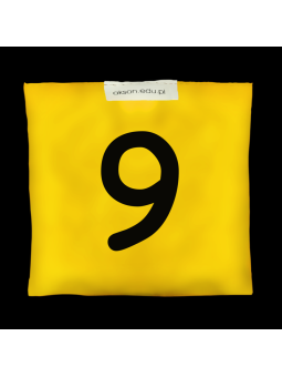 Woreczek gimnastyczny z CYFERKĄ 9 - szkolny Akson