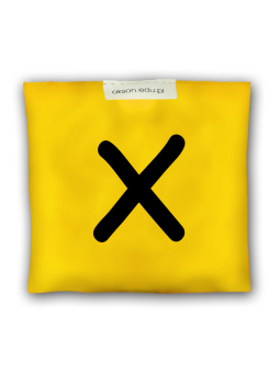 Woreczek gimnastyczny szkolny Akson ze ZNAKIEM x