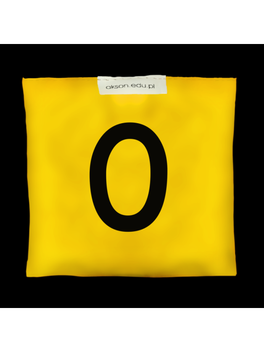 Woreczek gimnastyczny z CYFERKĄ 0 - szkolny Akson Woreczek gimnastyczny z CYFERKĄ 0 - szkolny Akson