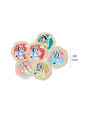 Drewniana gra edukacyjna memory, zabawka dla dzieci, zestaw, gry, Bluey Drewniana gra edukacyjna memory, zabawka dla dzieci, zestaw, gry, Bluey