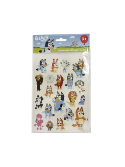 Zmywalne dziecięce tatuaże, zestaw 40 tatuaży dla dzieci, zabawka, Bluey