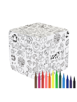 Kostka do kolorowania ZWIERZĄTKA