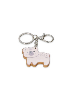 Drewniana zawieszka miś Polar B