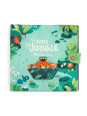 Duża materiałowa książeczka aktywn. DŻUNGLA 668085 Duża materiałowa książeczka aktywn. DŻUNGLA 668085