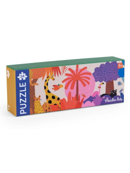 Puzzle kartonowe DŻUNGLA 70x15cm 679440