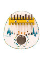 Kalimba 14 x 13 cm "Podróże Olgi" 714114 Kalimba 14 x 13 cm "Podróże Olgi" 714114