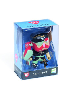 Figurka pirata Sam z papugą  DJ06816