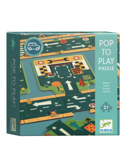 Puzzle kartonowe DROGI DJ07162