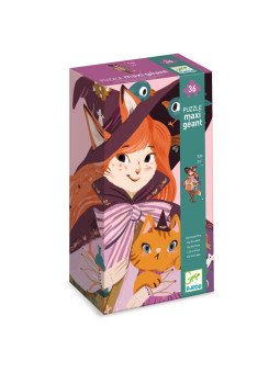 Puzzle kartonowe gigant CZARODZIEJKA LILY DJ07168