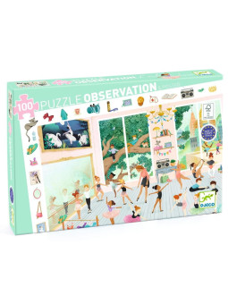 Puzzle obserwacja SZKOŁA BALETOWA 100 elem DJ07514