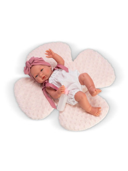 Lalka Maria z kocykiem Asi 0367960 - Dziewczynka, 43 cm, Brzuszek: Winylowy, Kolor oczu: Niebieski