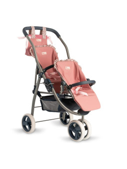 Wózek spacerówka podwójna dla lalek Martina Asi 3712015