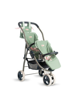 Wózek spacerówka podwójna dla lalek z kolekcji Cloe Asi 3712115