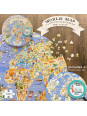 Bopster, okrągłe ilustowane puzzle 1000 el Mapa Świata 4 w 1 ludność/zwierzęta/zabytki/daty Bopster, okrągłe ilustowane puzzle 1000 el Mapa Świata 4 w 1 ludność/zwierzęta/zabytki/daty