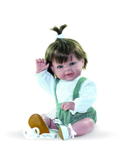 Lalka Paula pachnąca wanilią Magic Baby 46523 - Dziewczynka, 47 cm, Brzuszek: Winylowy, Kolor oczu: Zielony, Kolor włosów: B