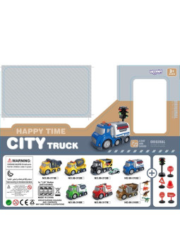 WOOPIE Śmieciarka CITY TRUCK Efekty Dźwiękowe i Świetlne