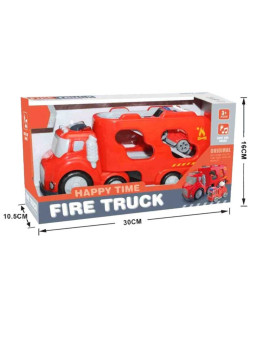 WOOPIE Duża Czerwona Laweta City Truck Efekty Dźwiękowe i Świetlne