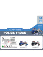 WOOPIE Niebieska Laweta Policyjna City Truck Efekty Dźwiękowe i Świetlne