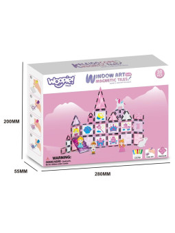 WOOPIE Magnetyczny Zestaw Konstrukcyjny Zbuduj Zamek