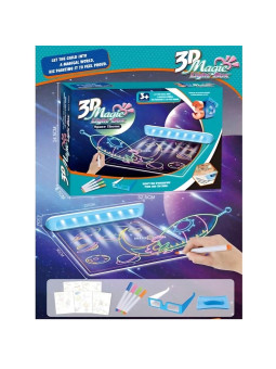 WOOPIE Magnetyczna Tablica 3D Podświetlenie LED do Rysowania