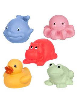 Zwierzątka do kąpieli 5 szt. Tullo