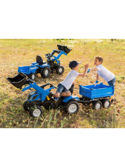 Rolly Toys Przyczepa wywrotka RollyMega Trailer Niebieska