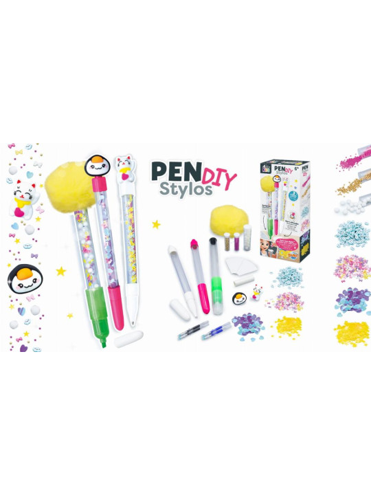 Zestaw DIY - długopisy i mazak KAWAI FK008