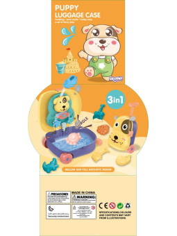 WOOPIE Zestaw do Piasku 3w1 Walizka Piesek + Zabawka Wodna - 3 szt.