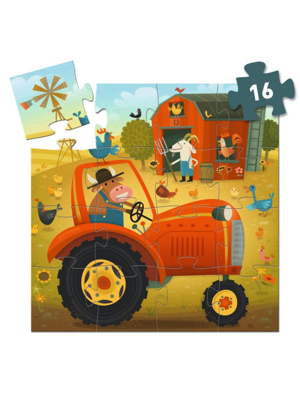 Puzzle TRAKTOR 16 elem. DJ07275