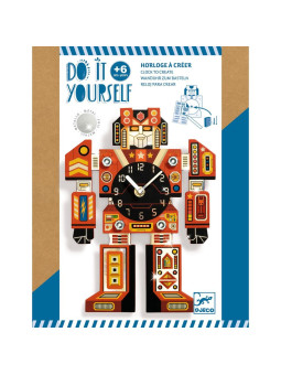 Zrób to sam - ZEGAR ROBOT DJ07984