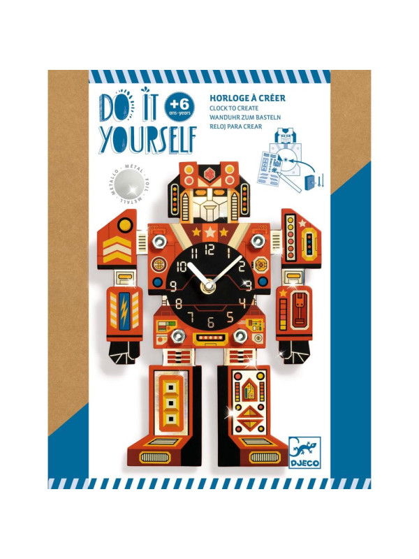 Zrób to sam - ZEGAR ROBOT DJ07984