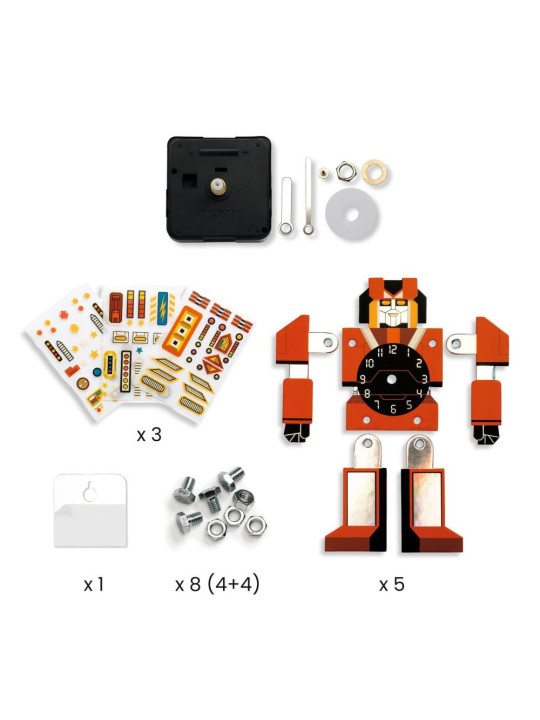 Zrób to sam - ZEGAR ROBOT DJ07984