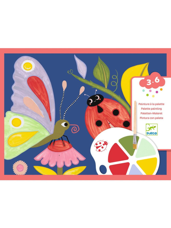 Malowanie z paletą farb OWADY DJ09134